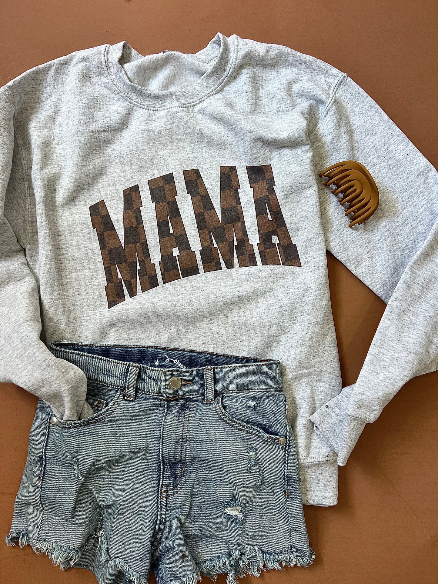 MAMA Checkered - Sweatshirt